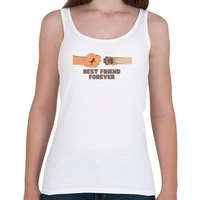 printfashion BFF - Best Friend Forever - Női atléta - Fehér