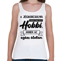 printfashion A jégkorcsolya nem csak egy hobbi - Női atléta - Fehér