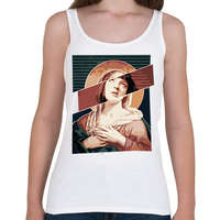 printfashion Szűz Mia - Női atléta - Fehér