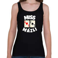 printfashion MISS MÁZLI - Női atléta - Fekete