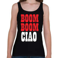 printfashion BOOM BOOM CIAO - Női atléta - Fekete