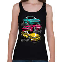 printfashion Nissan Silvia S13 S14 S15 - Női atléta - Fekete