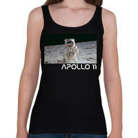 printfashion Apollo 11 - Női atléta - Fekete