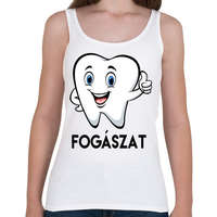 printfashion Fogászat - Női atléta - Fehér