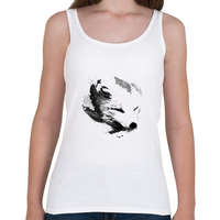 printfashion White fox - Női atléta - Fehér
