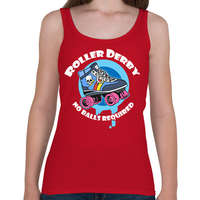 printfashion Roller Derby - Női atléta - Cseresznyepiros