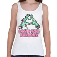 printfashion Love You Forever - Női atléta - Fehér