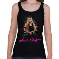 printfashion avril lavigne 2 - Női atléta - Fekete