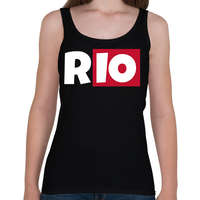 printfashion RIO - Női atléta - Fekete