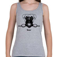 printfashion Boxer - Női atléta - Sport szürke