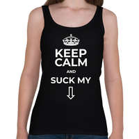 printfashion SUCK MY DCK - Női atléta - Fekete