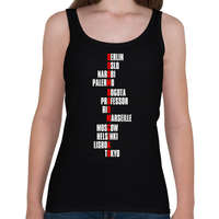 printfashion Boom Boom Ciao - Női atléta - Fekete