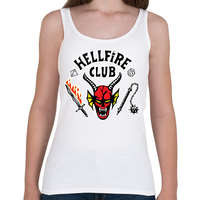 printfashion Hellfire Club (Sötét pólóra is) - Női atléta - Fehér