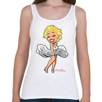 printfashion marilyn-monroe-png-2300195 - Női atléta - Fehér