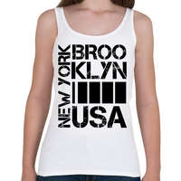 printfashion New York Brooklyn USA - Női atléta - Fehér