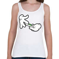 printfashion Roll it - Női atléta - Fehér