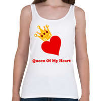 printfashion Queen of my heart - Női atléta - Fehér