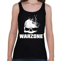 printfashion Warzone fejlövés - Női atléta - Fekete