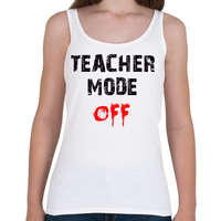 printfashion TANÁR MÓD KI - Női atléta - Fehér