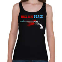 printfashion PEACEMAKER - Női atléta - Fekete