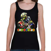 printfashion Valentino Rossi - The Doctor - Női atléta - Fekete