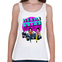 printfashion Dragon Ball Miami Vice - Női atléta - Fehér