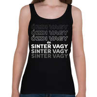 printfashion Ózdi vagy és Sinter vagy! - Női atléta - Fekete