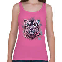 printfashion leopard absztrakt - Női atléta - Rózsaszín