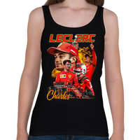 printfashion Charles Leclerc Forma 1 - Női atléta - Fekete