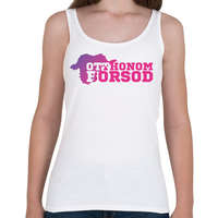 printfashion Otthonom Borsod - Női atléta - Fehér