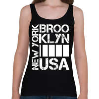 printfashion New York Brooklyn USA - Női atléta - Fekete