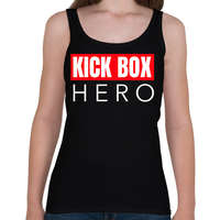 printfashion KICK BOX HERO - Női atléta - Fekete