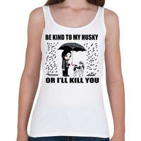 printfashion John Wick Husky - Női atléta - Fehér