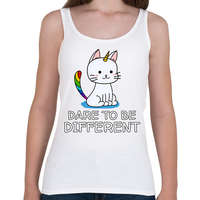 printfashion Dare to be different - Női atléta - Fehér