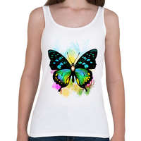 printfashion colorful butterfly - Női atléta - Fehér