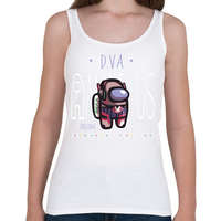 printfashion Among us D.VA premium skin set - Női atléta - Fehér