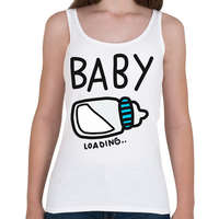 printfashion Baby loading - Női atléta - Fehér