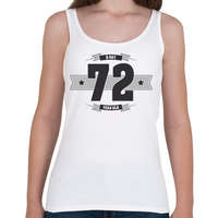 printfashion b-day-72-dark-lightgrey - Női atléta - Fehér