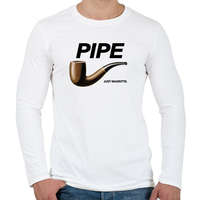 printfashion Pipe- Nike - Férfi hosszú ujjú póló - Fehér