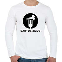 printfashion Bartosizmus - fekete - Férfi hosszú ujjú póló - Fehér