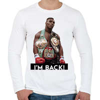 printfashion Mike is BACK! - Férfi hosszú ujjú póló - Fehér