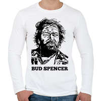 printfashion bud spencer - Férfi hosszú ujjú póló - Fehér