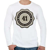 printfashion 41 - Férfi hosszú ujjú póló - Fehér