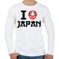 printfashion I love Japan 4 - Férfi hosszú ujjú póló - Fehér