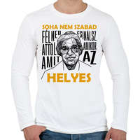 printfashion Rosa Parks idézet - Férfi hosszú ujjú póló - Fehér