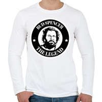 printfashion Bud spencer the legend - Férfi hosszú ujjú póló - Fehér