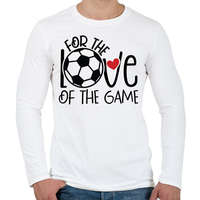 printfashion For the love of the game - Férfi hosszú ujjú póló - Fehér