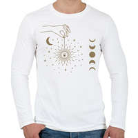 printfashion Game with the Sun - Férfi hosszú ujjú póló - Fehér