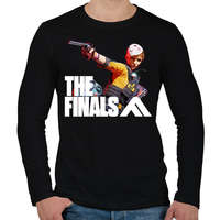 printfashion The Finals - combat-centered game show - Férfi hosszú ujjú póló - Fekete