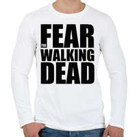 printfashion Fear the Walking Dead - Férfi hosszú ujjú póló - Fehér